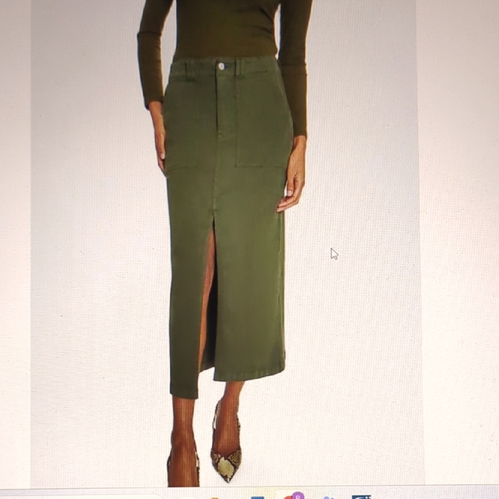 NWT PISTOLA Pamela High Rise Utility Skirt
